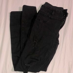 F21 high wasted skinny jeans